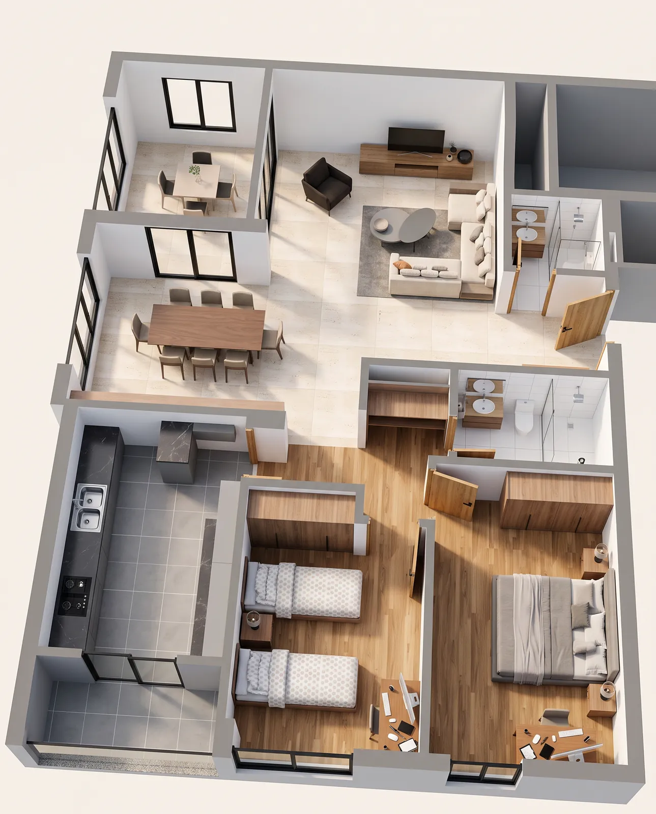 SF-02: 3D plan