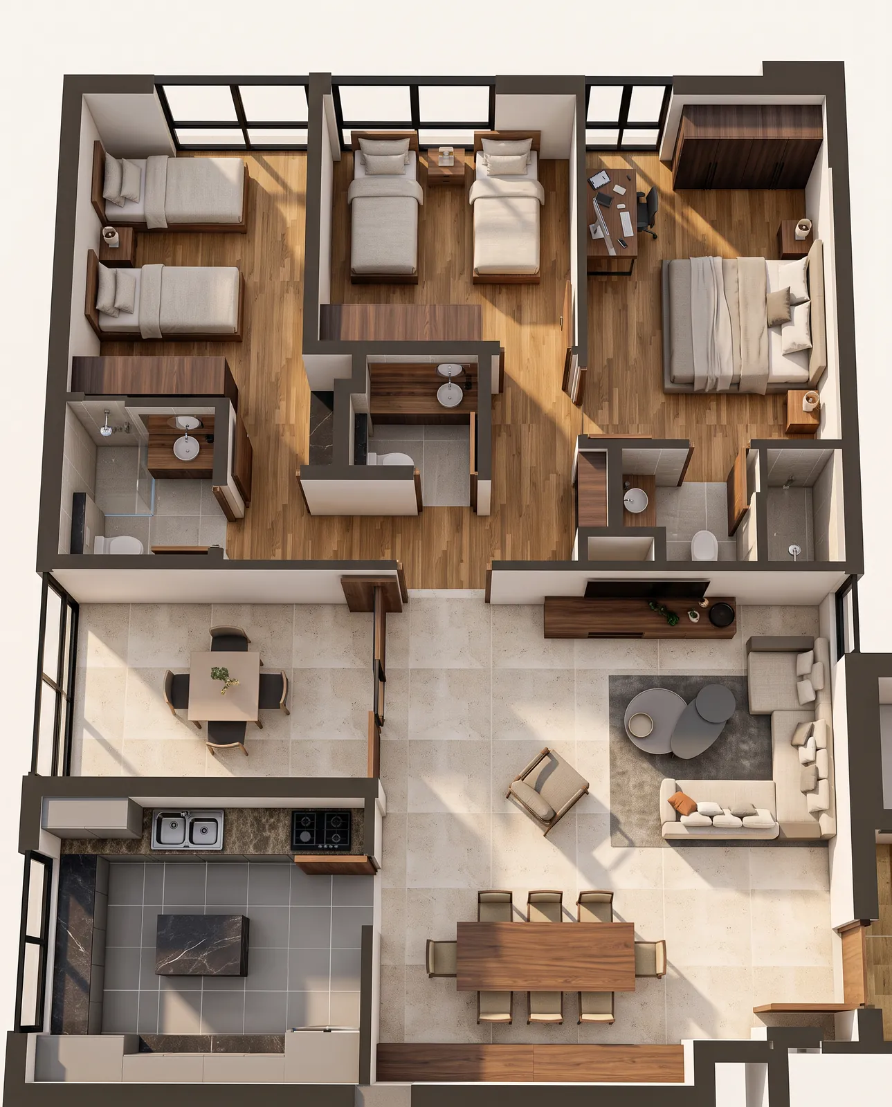 SF-01: 3D plan