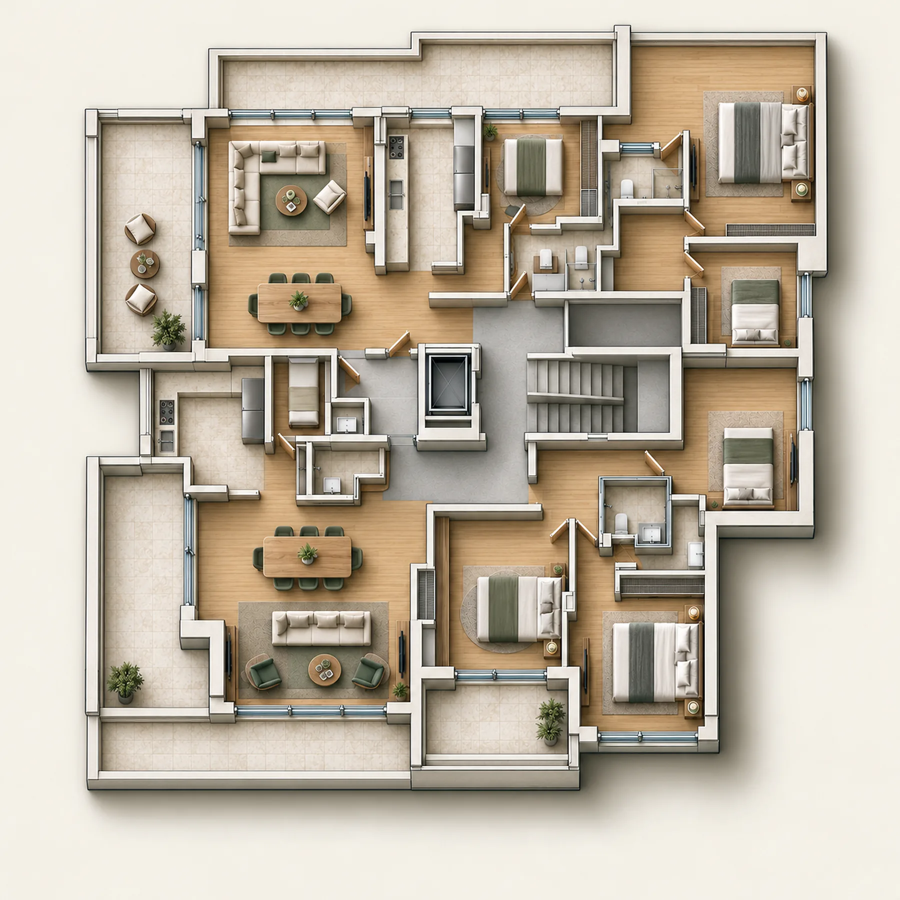 C GF-02: 3D plan